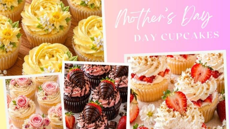 collection of mother's day cupcake ideas