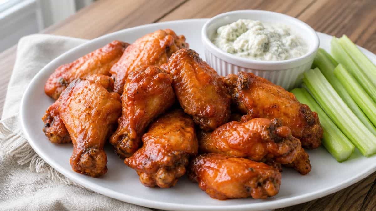 crispy baked buffalow chicken wings