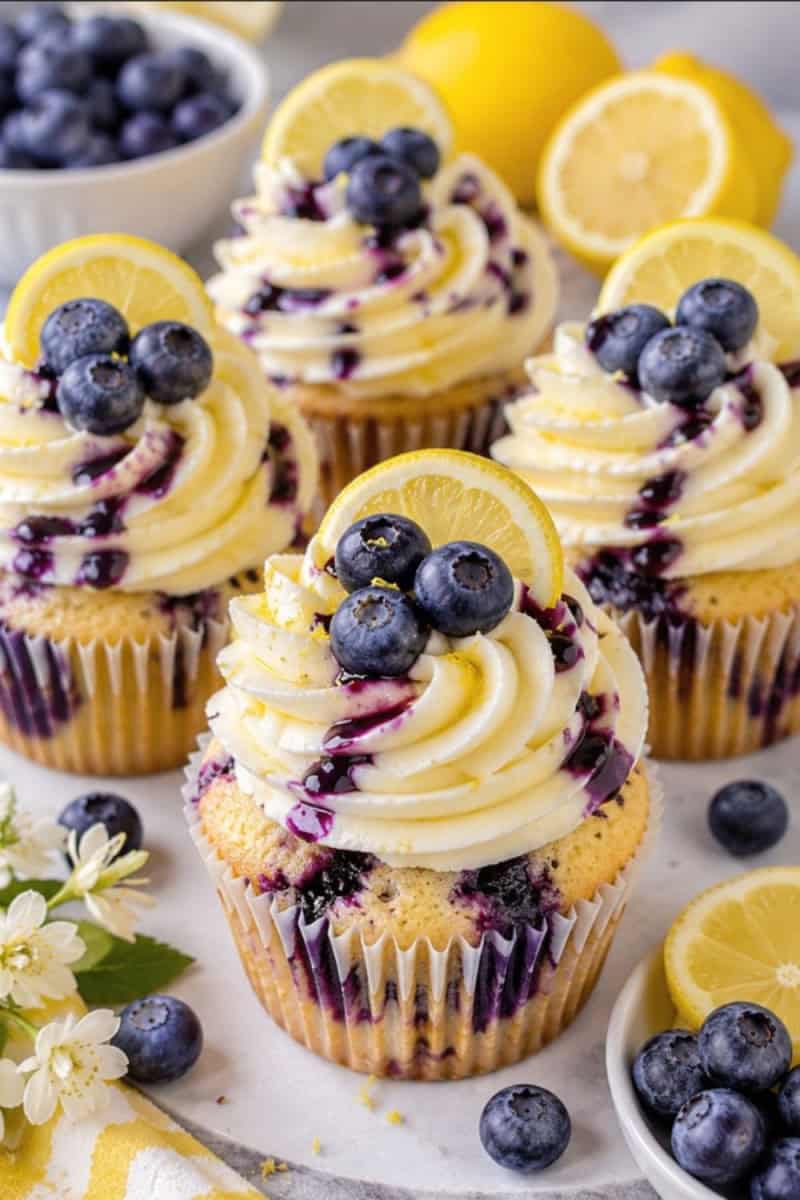 blueberry lemon cupcakes