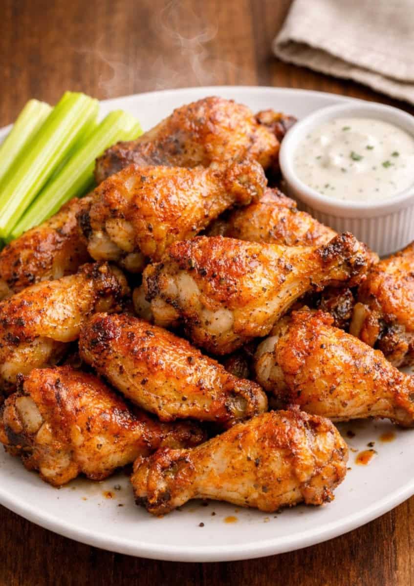crisy baked chicken wings