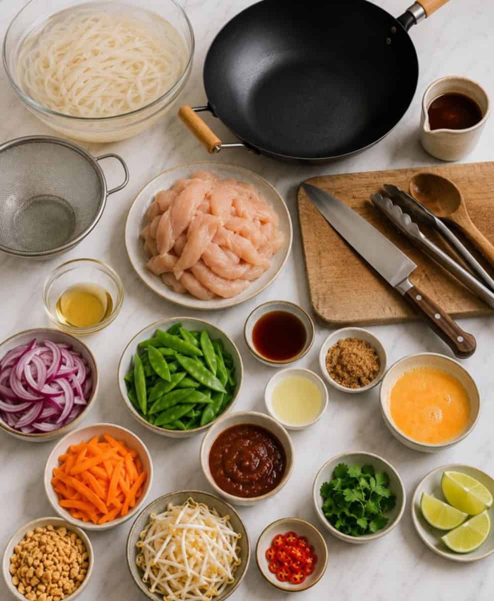 chicken pad thai ingredients