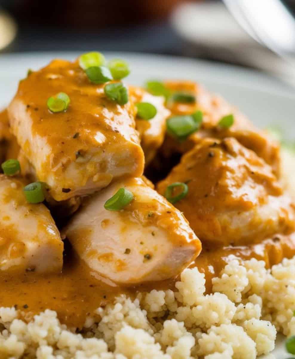 spicy curried apricot chicken